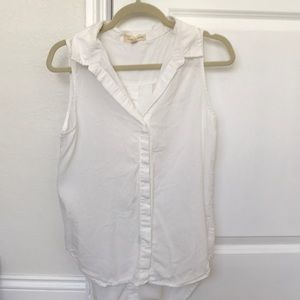 Cloth & Stone Sleeveless chambray top